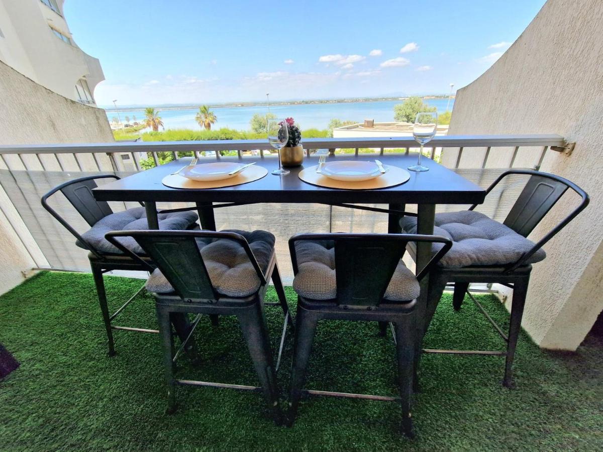 Appartement 1Ere Ligne Piscine Terrasse Au Bord De La Plage Front De Mer Avec 6 Velos Palavas-les-Flots Eksteriør bilde