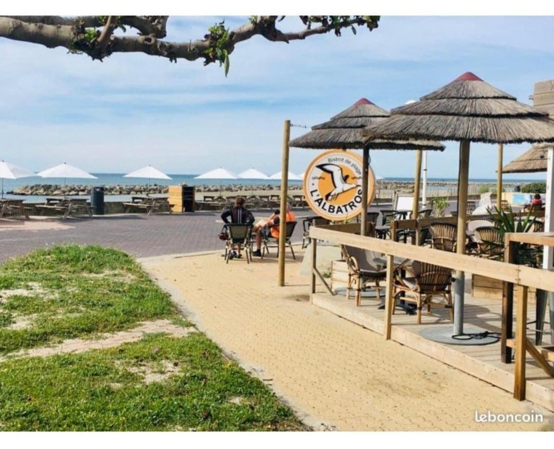 Appartement 1Ere Ligne Piscine Terrasse Au Bord De La Plage Front De Mer Avec 6 Velos Palavas-les-Flots Eksteriør bilde