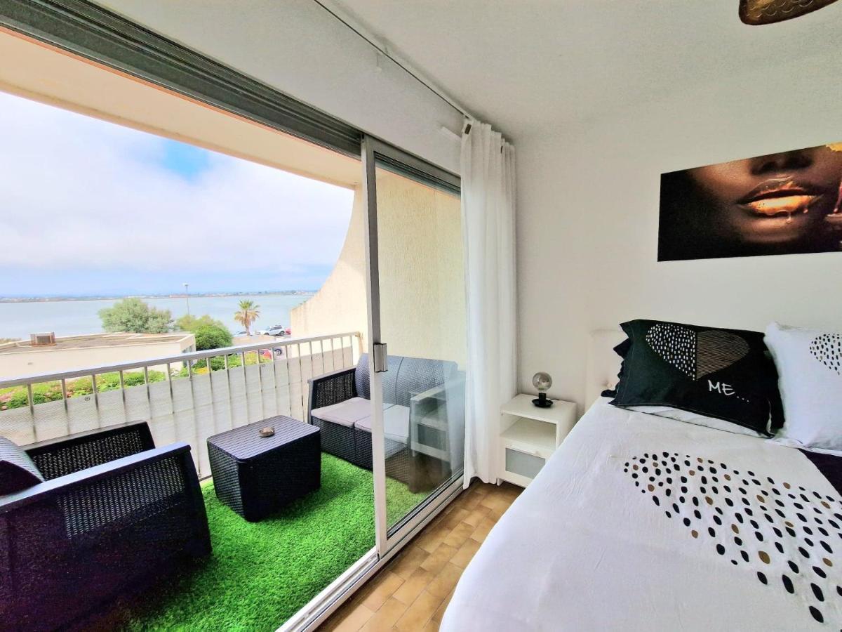 Appartement 1Ere Ligne Piscine Terrasse Au Bord De La Plage Front De Mer Avec 6 Velos Palavas-les-Flots Eksteriør bilde