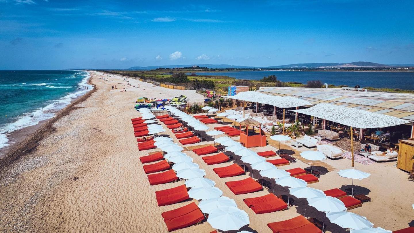 Appartement 1Ere Ligne Piscine Terrasse Au Bord De La Plage Front De Mer Avec 6 Velos Palavas-les-Flots Eksteriør bilde