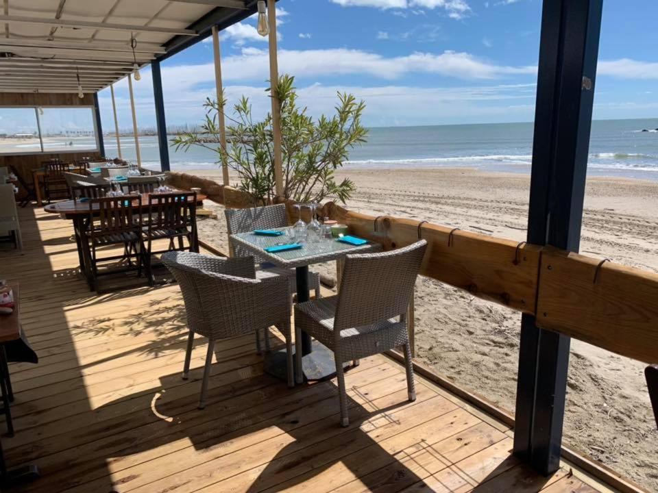 Appartement 1Ere Ligne Piscine Terrasse Au Bord De La Plage Front De Mer Avec 6 Velos Palavas-les-Flots Eksteriør bilde