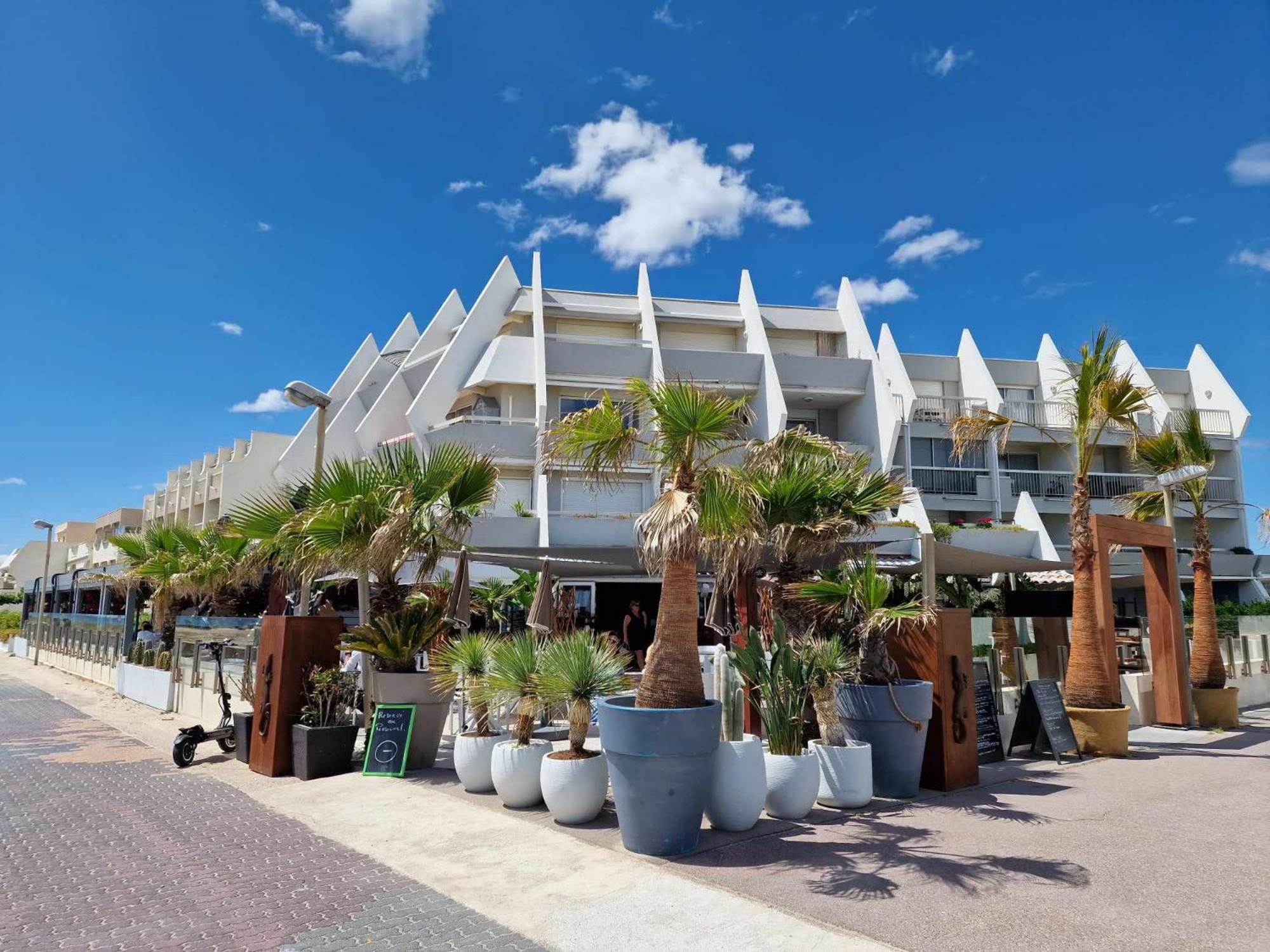 Appartement 1Ere Ligne Piscine Terrasse Au Bord De La Plage Front De Mer Avec 6 Velos Palavas-les-Flots Eksteriør bilde