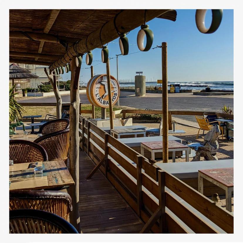 Appartement 1Ere Ligne Piscine Terrasse Au Bord De La Plage Front De Mer Avec 6 Velos Palavas-les-Flots Eksteriør bilde